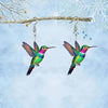 Colorful Hummingbird Earrings