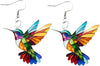 Colorful Hummingbird Earrings