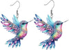 Colorful Hummingbird Earrings