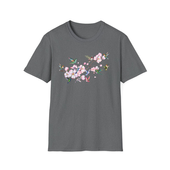 Floral Hummingbirds in Spring T-Shirt - We Love Hummingbirds