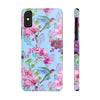 Spring Hummingbird Flower Garden Slim Phone Case for iPhone, Samsung Galaxy, and Android - We Love Hummingbirds