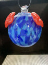 Stained Glass Hanging Hummingbird Feeder - Shades of Blue - New - We Love Hummingbirds